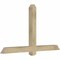 Ekena Millwork Eugene Rough Sawn Timber Gable Bracket, Douglas Fir, 60"W x 35"H x 4"D x 4"F, 14/12 Pitch GBW060X35X0404EUG00RDF - alternate 3